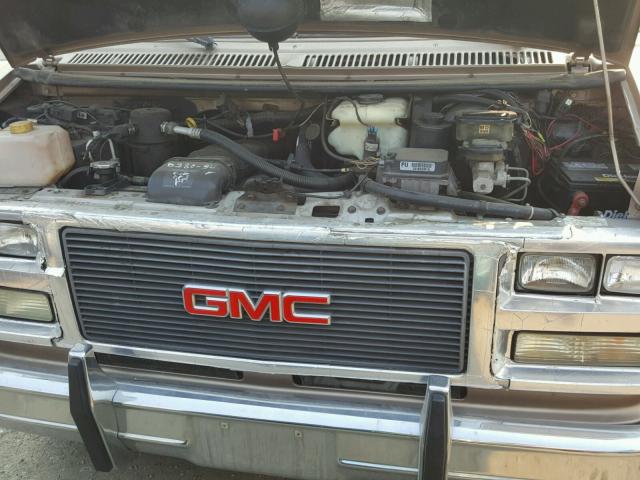 1GDEG25K4SF533892 - 1995 GMC RALLY WAGO BROWN photo 7