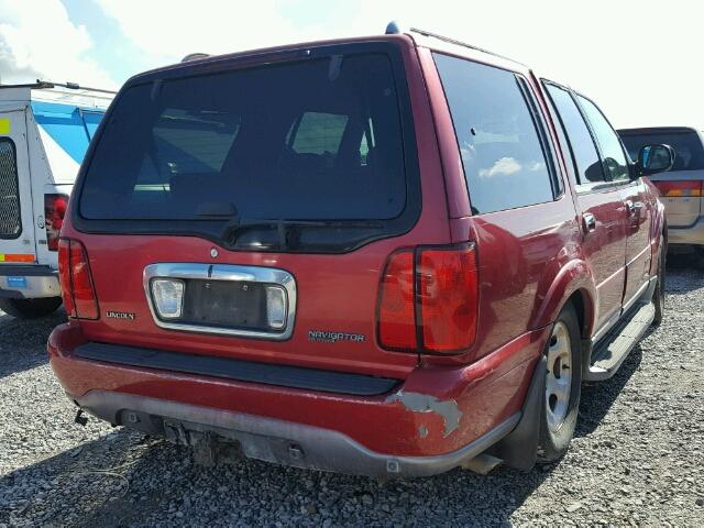 5LMEU27R31LJ22970 - 2001 LINCOLN NAVIGATOR 红色 照片 4