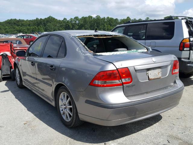 YS3FB49S731011990 - 2003 SAAB 9-3 LINEAR GRAY photo 3