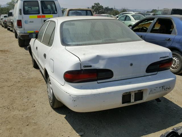 1Y1SK5368RZ049614 - 1994 GEO PRIZM WHITE photo 3