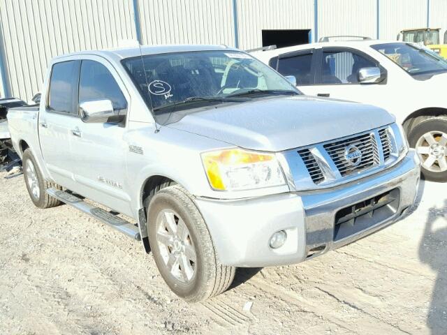 1N6BA0ED9AN313244 - 2010 NISSAN TITAN SILVER photo 1