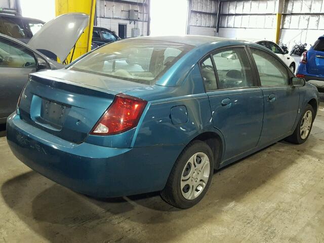 1G8AJ52F55Z124309 - 2005 SATURN ION LEVEL TEAL photo 4