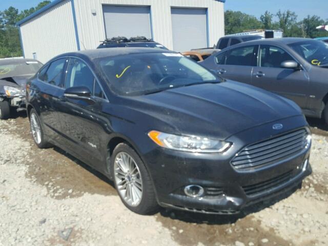 3FA6P0LU0DR336957 - 2013 FORD FUSION SE BLACK photo 1