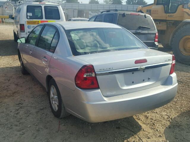 1G1ZT52835F324815 - 2005 CHEVROLET MALIBU LS ვერცხლისფერი ფოტო 3