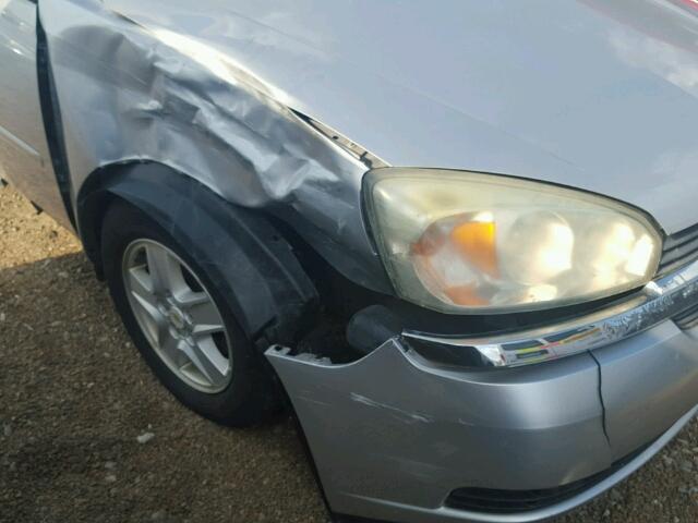 1G1ZT52835F324815 - 2005 CHEVROLET MALIBU LS ვერცხლისფერი ფოტო 9