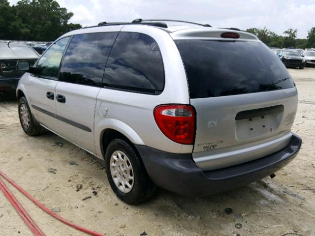 1C4GJ25B62B714238 - 2002 CHRYSLER VOYAGER SILVER photo 3