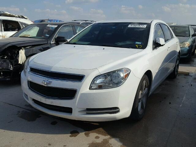 1G1ZC5EU3BF338802 - 2011 CHEVROLET MALIBU WHITE photo 2