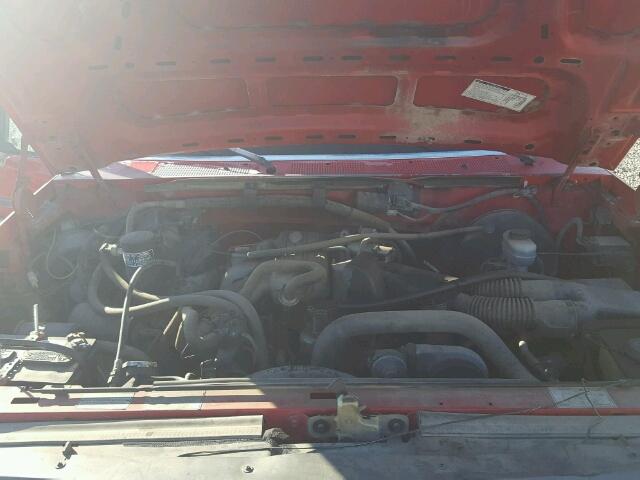 1FTEX14Y6PKA55140 - 1993 FORD F150 RED photo 7