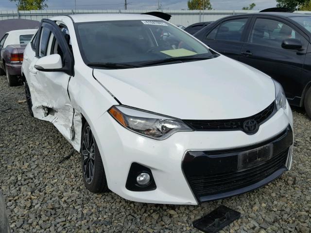 2T1BURHEXFC419506 - 2015 TOYOTA COROLLA WHITE photo 1