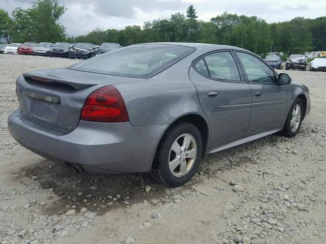2G2WP552681127756 - 2008 PONTIAC GRAND PRIX GRAY photo 4