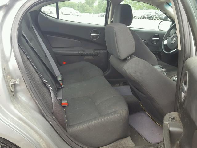 2G2WP552681127756 - 2008 PONTIAC GRAND PRIX GRAY photo 6
