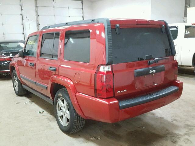 1J8HG48K06C244257 - 2006 JEEP COMMANDER 栗色 照片 3