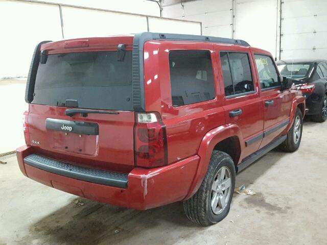 1J8HG48K06C244257 - 2006 JEEP COMMANDER 栗色 照片 4