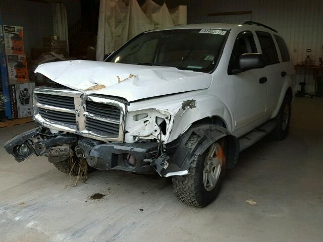 1D4HB48N35F557108 - 2005 DODGE DURANGO SL WHITE photo 2