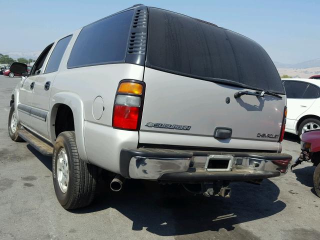 1GNFK16T24J106596 - 2004 CHEVROLET SUBURBAN K TAN photo 3