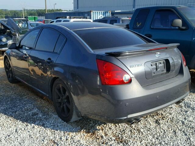 1N4BA41E57C865391 - 2007 NISSAN MAXIMA SE GRAY photo 3