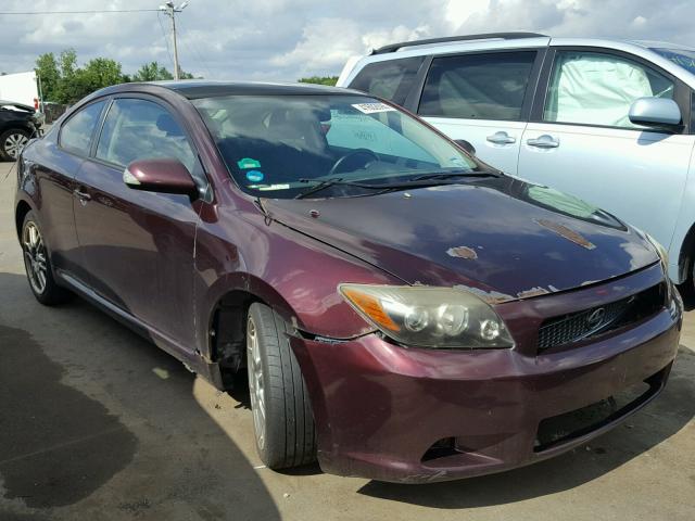 JTKDE177370204046 - 2007 TOYOTA SCION TC PURPLE photo 1