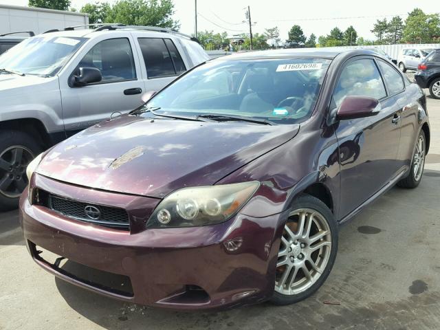JTKDE177370204046 - 2007 TOYOTA SCION TC 紫色 照片 2