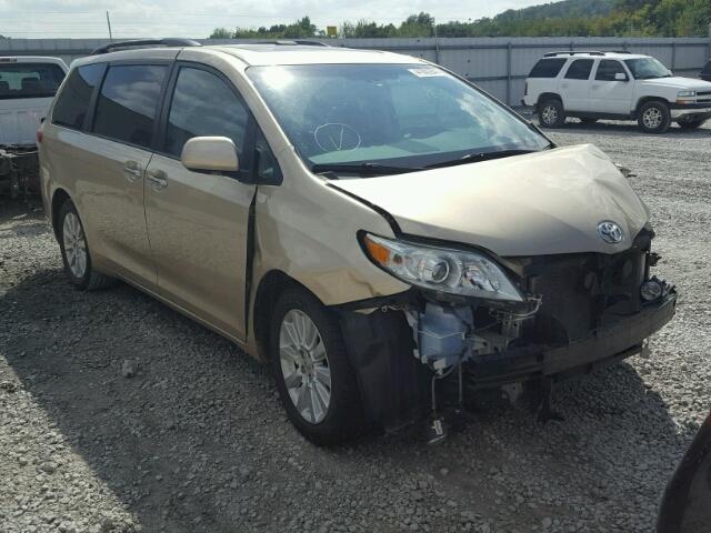 5TDDK3DC9BS021267 - 2011 TOYOTA SIENNA GOLD photo 1