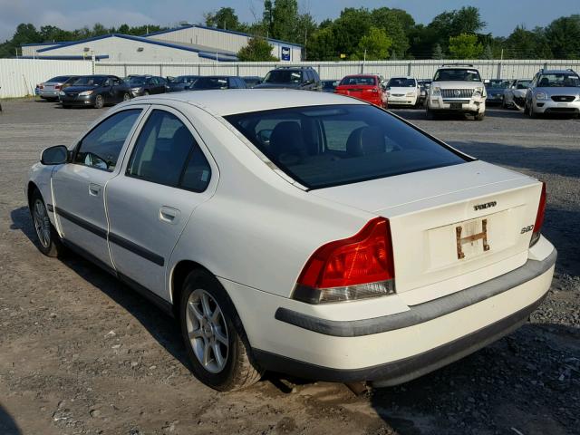 YV1RS61T332255158 - 2003 VOLVO S60 WHITE photo 3