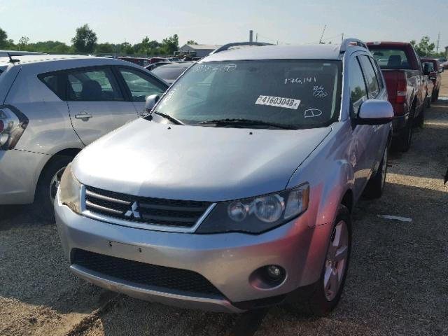 JA4MT41X87U009361 - 2007 MITSUBISHI OUTLANDER SILVER photo 2