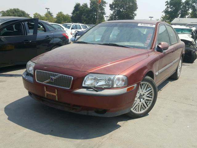 YV1TS94D9Y1110926 - 2000 VOLVO S80 RED photo 2