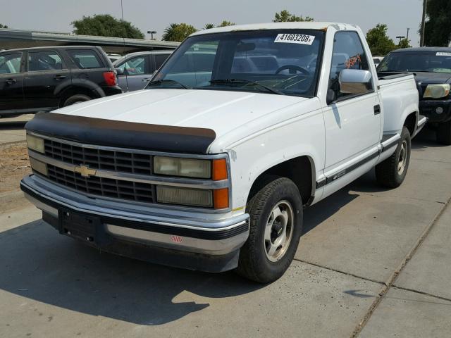 1GCDC14ZXMZ166437 - 1991 CHEVROLET GMT-400 C1 WHITE photo 2