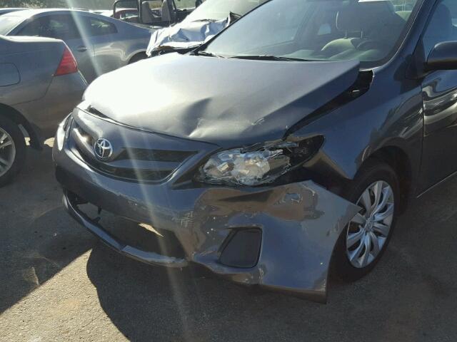 2T1BU4EE2CC784748 - 2012 TOYOTA COROLLA GRAY photo 9