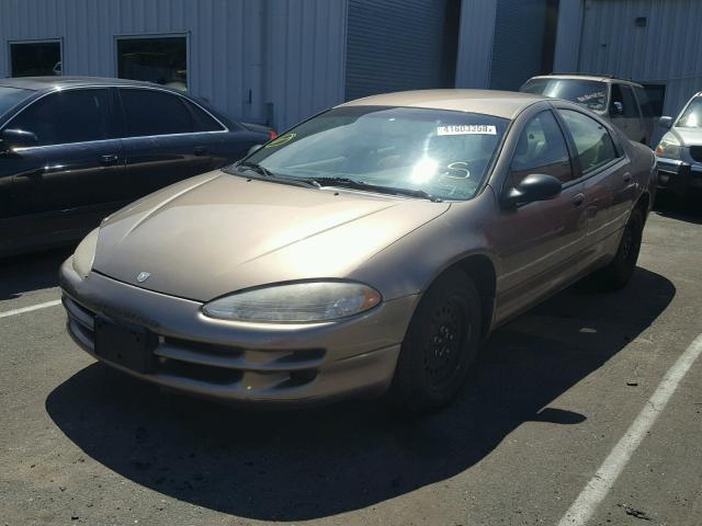 2B3HD46R72H140941 - 2002 DODGE INTREPID S თაფლისფერი ფოტო 2