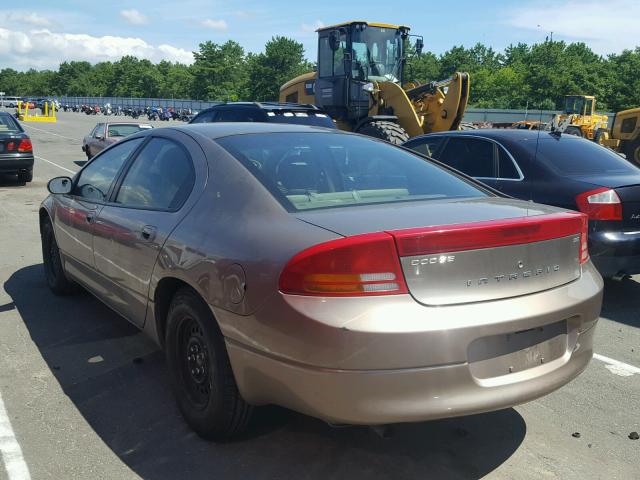 2B3HD46R72H140941 - 2002 DODGE INTREPID S თაფლისფერი ფოტო 3