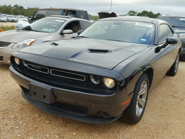 2C3CDZAG1FH884895 - 2015 DODGE CHALLENGER BLACK photo 2