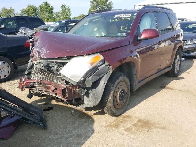 2S3DA917686126687 - 2008 SUZUKI XL7 LIMITE MAROON photo 2