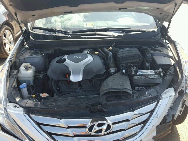 5NPEC4AB3CH463729 - 2012 HYUNDAI SONATA SE SILVER photo 7