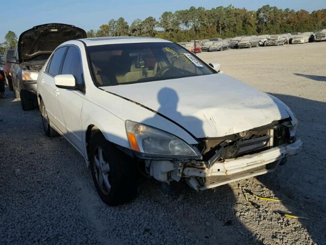 1HGCM56785A017621 - 2005 HONDA ACCORD EX WHITE photo 1