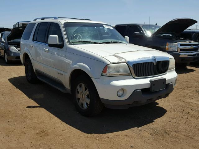 5LMEU88H04ZJ38537 - 2004 LINCOLN AVIATOR 白色 照片 1