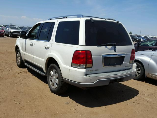 5LMEU88H04ZJ38537 - 2004 LINCOLN AVIATOR 白色 照片 3