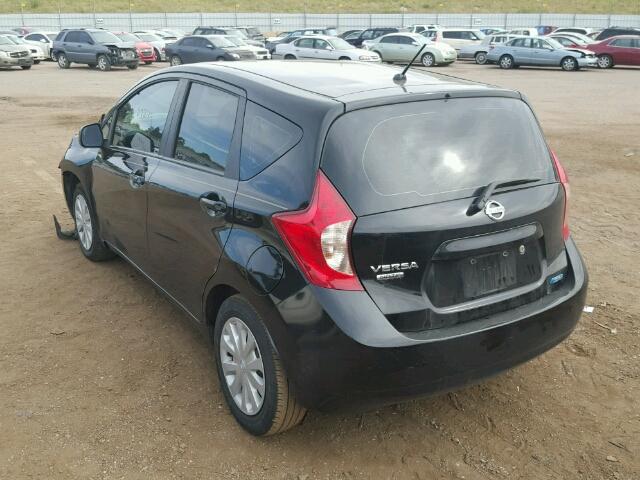 3N1CE2CPXEL361347 - 2014 NISSAN VERSA NOTE BLACK photo 3