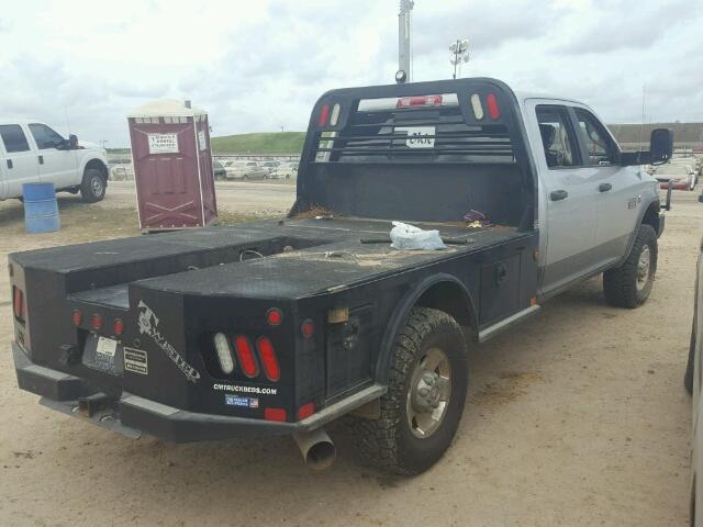 3C63D3HL2CG322518 - 2012 DODGE RAM 3500 S GRAY photo 4