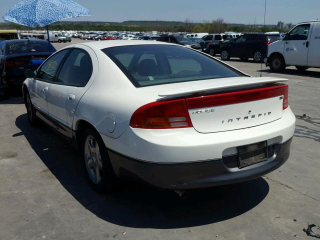 2B3HD56G62H207114 - 2002 DODGE INTREPID E WHITE photo 3