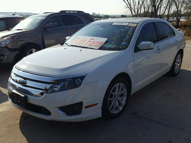 3FAHP0JA6CR223627 - 2012 FORD FUSION SEL WHITE photo 2