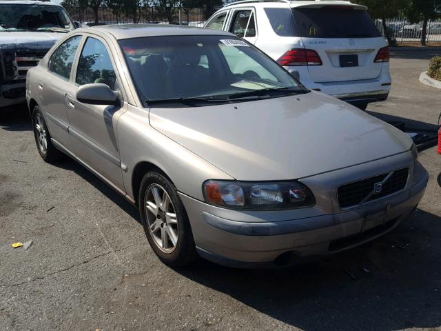 YV1RS61R222113791 - 2002 VOLVO S60 SILVER photo 1