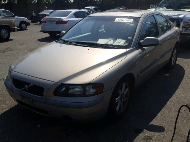 YV1RS61R222113791 - 2002 VOLVO S60 SILVER photo 2
