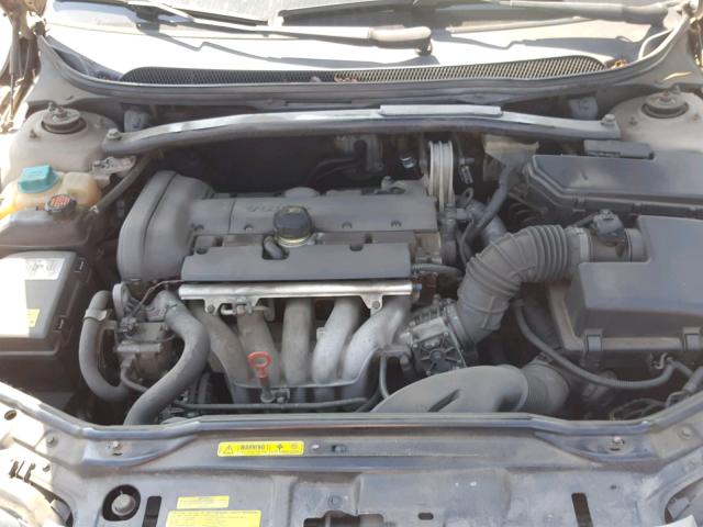 YV1RS61R222113791 - 2002 VOLVO S60 SILVER photo 7