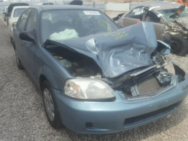 2HGEJ6616YH526387 - 2000 HONDA CIVIC BASE 青色 照片 1