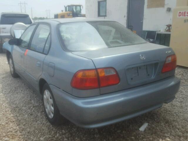 2HGEJ6616YH526387 - 2000 HONDA CIVIC BASE 青色 照片 3