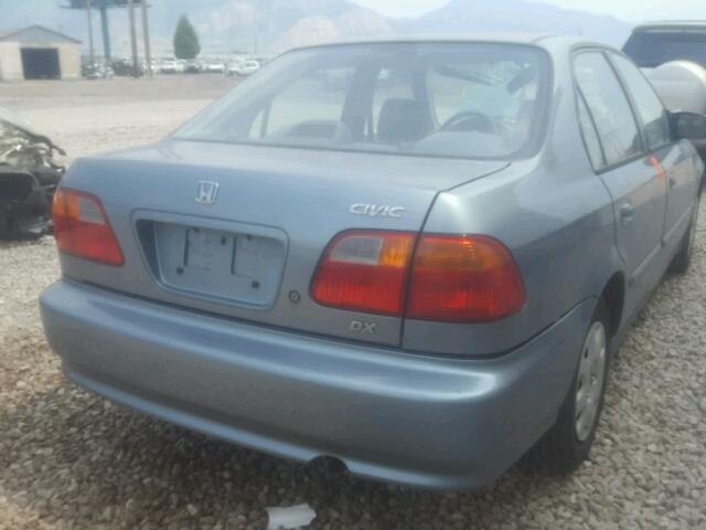 2HGEJ6616YH526387 - 2000 HONDA CIVIC BASE 青色 照片 4