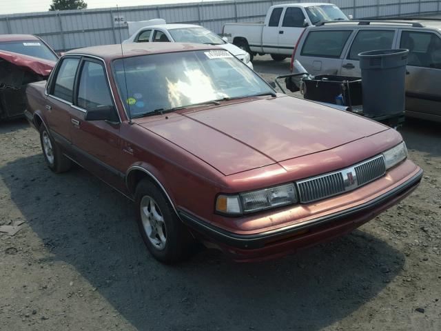 1G3AJ54N4M6342946 - 1991 OLDSMOBILE CUTLASS CI BURGUNDY photo 1
