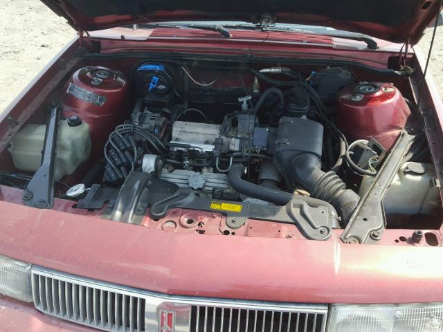1G3AJ54N4M6342946 - 1991 OLDSMOBILE CUTLASS CI BURGUNDY photo 7