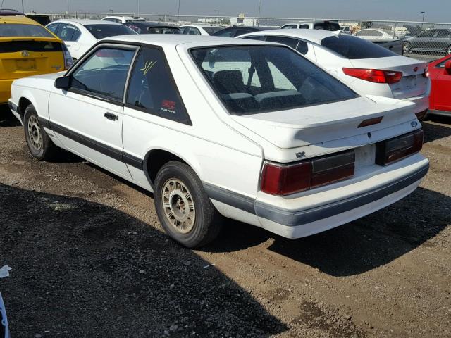 1FACP41A9LF151532 - 1990 FORD MUSTANG LX WHITE photo 3