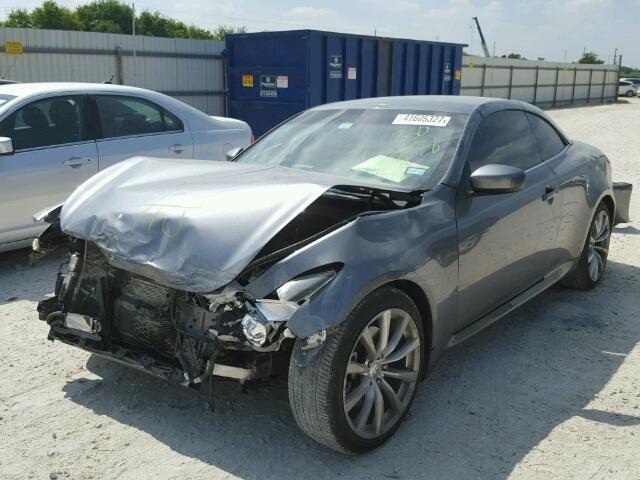 JN1CV6FE6AM350878 - 2010 INFINITI G37 GRAY photo 2